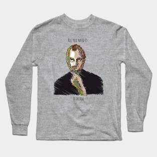 Steve Jobs Long Sleeve T-Shirt